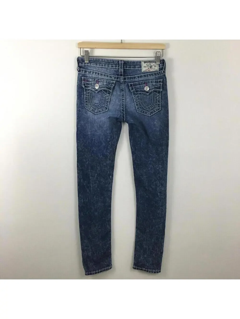 True Religion Kids Acid Washed Skinny Jeans Size 12